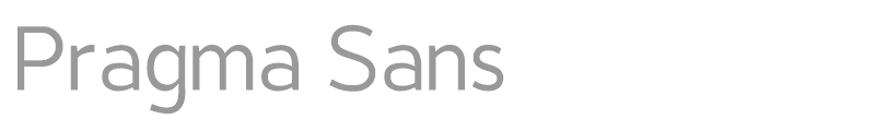 Pragma Sans